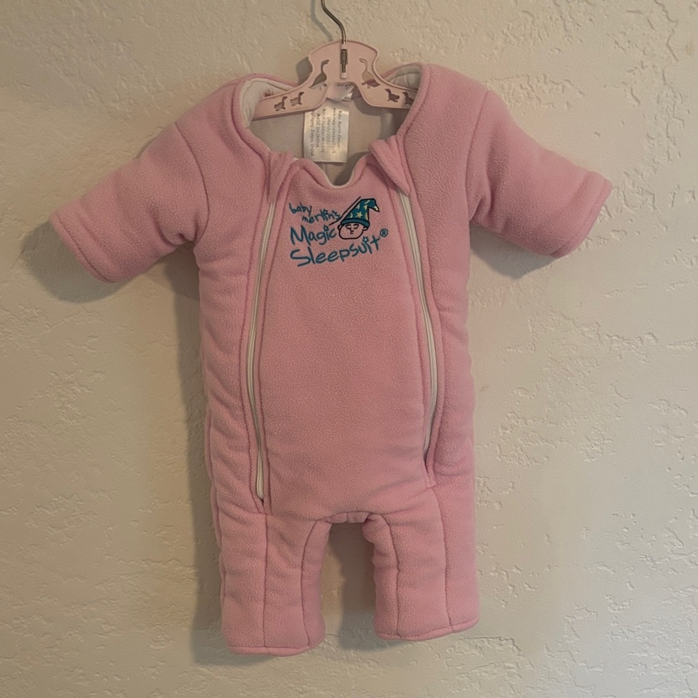 Magic Sleepsuit Pink Baby One-Piece Footie
